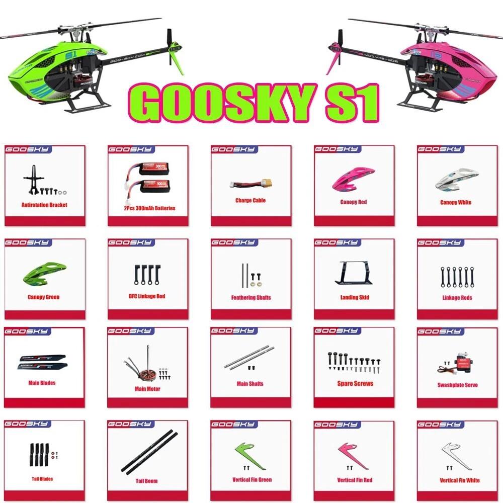 Goosky S1 Helicopter RC Electr - Rc Helicopter Bag ulasan dan harga